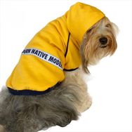 Kemique XXXL Sarı Yellow Modern Native Kapşonlu Sweat By Kemique Köpek Kazağı