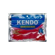 Kendo 10 cm LRF Silicones Worm Kokulu 10 Adet Red Yem