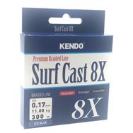 Kendo Ice Blue 0,10 mm Surf Cast 8x Fıghtıng 300 mt Örgü İp