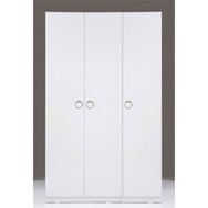 KENYAP Plus Stella 812478 3 Kapılı Parlak Beyaz Gardırop