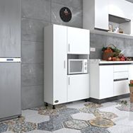 Kenzlife Alpkuntsağ Beyaz 148x90x30 Ayaklı Mikroalga Midi Fırın Mutfak Mini Fırın Dolabı