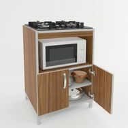 Kenzlife Bade Ceviz 85x60x57 cm Mutfak Dolabı