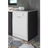 Kenzlife Berfu Gri 90x70x60 Banyo Dolabı