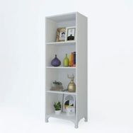 Kenzlife Beril Beyaz 128x60x20 cm Kitaplık