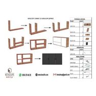 Kenzlife Canna Gri 60x120x32 cm Mutfak ve Banyo Dolabı