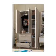 Kenzlife Civanperçemi 3 Kapılı 3 Çekmeceli 180x120x52 cm Gardrop