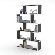 Kenzlife Firuze 150*090*20 Gri Duvar Rafı Kitaplık