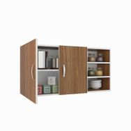 Kenzlife Fulvus Ceviz 60x120x22 cm Mutfak ve Banyo Dolabı