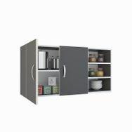 Kenzlife Fulvus Gri 60x120x22 cm Mutfak ve Banyo Dolabı