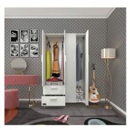 Kenzlife Gonca 4 Kapaklı Kapılı 2 Çekmeceli 168x100x42 cm Gardrop