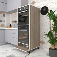 Kenzlife Halime 145x60x56 cm Fırın Kapaklı Ayaklı Banyo Kiler Ofis Mutfak Dolabı