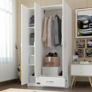Kenzlife Hanımeli 180x120x52 cm 3 Kapılı 1 Çekmeceli Gardrop