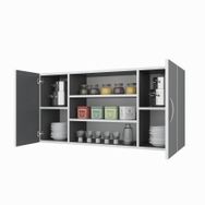 Kenzlife Honnor Gri 60x120x22 cm Mutfak ve Banyo Dolabı