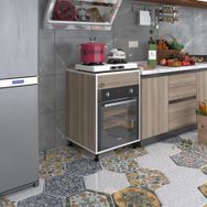 Kenzlife Kalimera Crd 85x60x56 Fırın Ocak Dolabı Ayarlı Ayaklı Üstü Kapalı Cordoba Ankastre Modülü Kabini