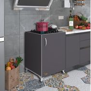 Kenzlife Kamuran Gri 85x60x56 Mutfak Dolabı