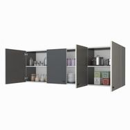 Kenzlife Marina Gri 60x150x32 cm Mutfak ve Banyo Dolabı