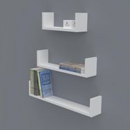 Kenzlife Müjgan 012*060-045-030*20 Byz Duvar Rafı Kitaplık