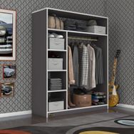 Kenzlife Necmettin 150*120*40 Gri Gardrop