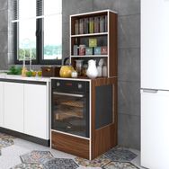 Kenzlife Nevgece Ceviz 165x60x56 Mutfak Dolabı