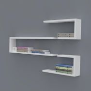 Kenzlife Nevres 060*100*20 Byz Duvar Rafı Kitaplık