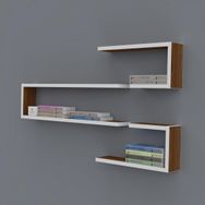 Kenzlife Nevres 060*100*20 Cvz Duvar Rafı Kitaplık