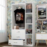 Kenzlife Ökkeş 175*90*40 Byz 3 Çekmeceli Gardrop