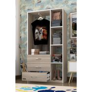 Kenzlife Ökkeş 175*90*40 Crd MB.GDL.21.175.90.40.01 3 Çekmeceli Gardrop