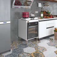 Kenzlife Pança Tantra Byz 89-81x60x56 Fırın Ocak Dolabı Ayarlı Ayaklı Üstü Kapalı Ankastre Modülü Kabini