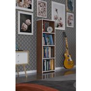 Kenzlife Süper Ga 120x40x19 cm 4 Katlı Tek Bölme Ceviz Kitaplık