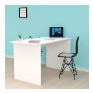 Kenzlife Tamiko Beyaz 75x170x80 cm Ofis Masası