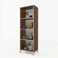 Kenzlife Tuğçe Ceviz 148x60x20 cm Kitaplık