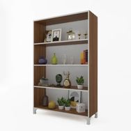 Kenzlife Tuğçe Ceviz 168x90x20 cm Kitaplık