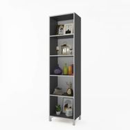 Kenzlife Tuğçe Gri 188x40x20 cm Kitaplık