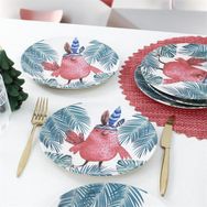 Keramika 21 cm 6 Adet 17718 Owl Pasta Tabağı