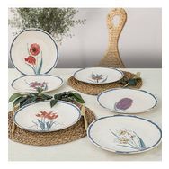 Keramika 25 cm 6 Adet 20256/61 Anatolian Flowers Servis Tabağı
