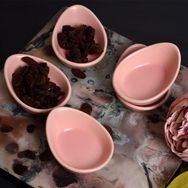 Keramika 8 cm 6 Adet Fluffy Açık Pembe Yumurtalık