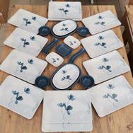 Keramika Blue Magıc 25 Parça 12 Kişilik Kahvaltı Takımı
