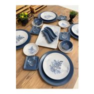Keramika Blue Magic 25 Parça 4 Kişilik Kahvaltı Takımı