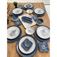 Keramika Blue Magic 33 Parça 6 Kişilik Kahvaltı Takımı