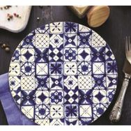 Keramika Ege Mat Transparan Beyaz 26 cm Servis Tabağı