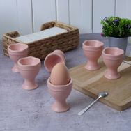 Keramika Mat Açık Pembe Juliet 6 Adet Yumurtalık