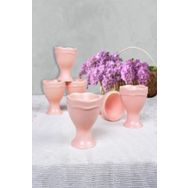 Keramika Mat Açık Pembe Juliet 7 cm 6 Adet Yumurtalık