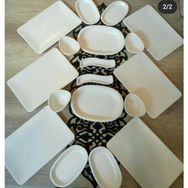 Keramika Mat Beyaz 18 Parça 6 Kişilik Kahvaltı Takımı