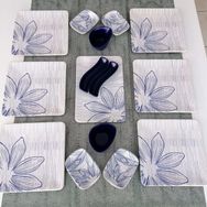 Keramika Mat Kobalt Alisa 15 Parça 6 Kişilik Kahvaltı Takımı