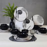 Keramika Shadowy 24 Parça 6 Kişilik 21783-84 Yemek Takımı