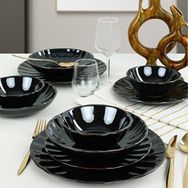 Keramika Sirius Shizen Kahve 24 Parça 6 Kişilik Yemek Takımı