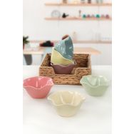 Keramika Soft Mix Roma 11 cm 6 Adet Çerezlik Sosluk