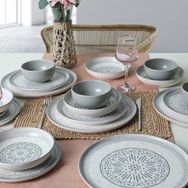 Keramika Stone Nordic 24 Parça 6 Kişilik Yemek Takımı