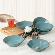 Keramika Turkuaz Granit Hitit 18 cm 6 Adet Yemek Tabağı