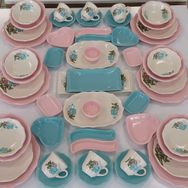 Keramika Turkuazgül Açık Pembe 54 Parça 6 Kişilik Yemek Takımı